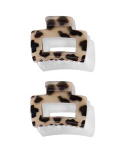 HEMA Haarklemmen 5 Cm - 2 Stuks Tortoise