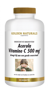 Golden Naturals Acerola Vitamine C 500mg Tabletten