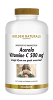 Golden Naturals Acerola Vitamine C 500mg Tabletten - thumbnail