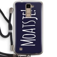 Moatsje!: LG K10 (2016) Transparant Hoesje met koord