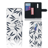 Xiaomi Mi 9T Pro Hoesje Leaves Blue - thumbnail