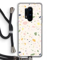 Terrazzo N°21: OnePlus 8 Pro Transparant Hoesje met koord