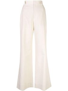 Brunello Cucinelli pantalon évasé à taille haute - Tons neutres