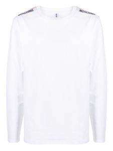 Moschino t-shirt à logo imprimé - Blanc