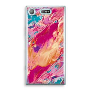 Pastel Echoes: Sony Xperia XZ1 Compact Transparant Hoesje