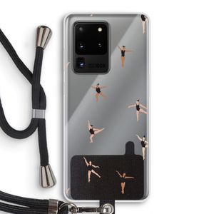 Dancing #1: Samsung Galaxy S20 Ultra Transparant Hoesje met koord