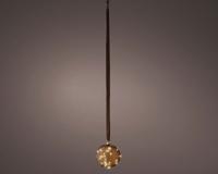 Micro LED bal binnen dia14cm brown/warm white - Lumineo