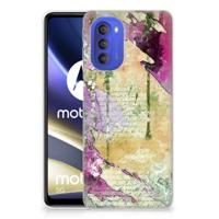 Smartphone hoesje Motorola Moto G51 5G Letter Painting