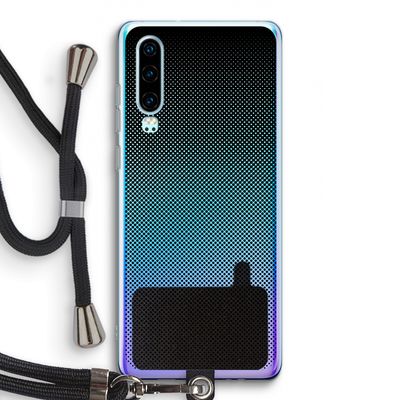 Musketon Halftone: Huawei P30 Transparant Hoesje met koord