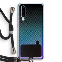 Musketon Halftone: Huawei P30 Transparant Hoesje met koord