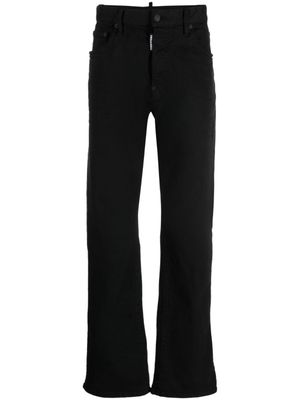 DSQUARED2 jean à coupe droite - Noir