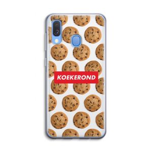Koekerond: Samsung Galaxy A40 Transparant Hoesje