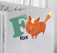 Sticker letter F vos