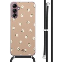 Samsung Galaxy A14 hoesje met koord - Sweet daisies