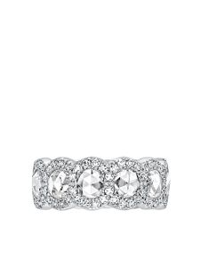 David Morris bague en or 18ct Eternity à diamants - Argent