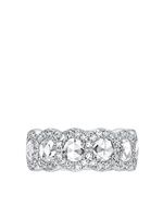 David Morris bague en or 18ct Eternity à diamants - Argent - thumbnail