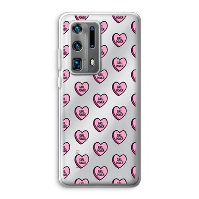 GIRL POWER: Huawei P40 Pro Plus Transparant Hoesje