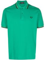 Fred Perry polo en coton à logo brodé - Vert - thumbnail