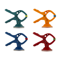 Wolfcraft Microfix S | Met zuignap | Veerklemmen | 4 stuks - 3663000