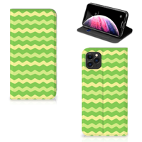 Apple iPhone 11 Pro Max | Hoesje met Magneet | Waves Green
