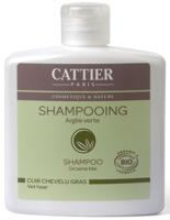 Shampoo vet haar groene klei