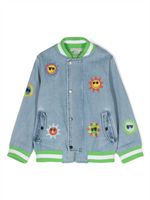 Stella McCartney Kids veste bomber en jean - Bleu