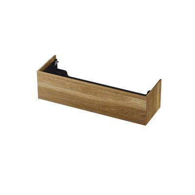 INK - Onderkast 1 Lade Push 2 Open Bestaande Uit - 1400x450x376 Mm - Massief Eiken Aqua