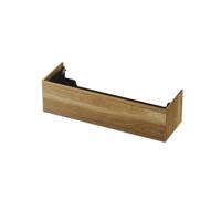 INK - Onderkast 1 Lade Push 2 Open Bestaande Uit - 1400x450x376 Mm - Massief Eiken Aqua