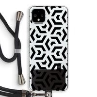 Crazy pattern: Pixel 4 XL Transparant Hoesje met koord