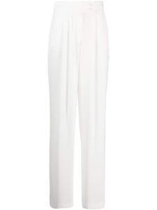 STYLAND pantalon ample à taille haute - Blanc