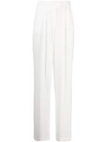 STYLAND pantalon ample à taille haute - Blanc