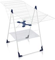 Stendibiancheria da libera installazione - LEIFHEIT - Classic 250 Flex - 81409 - Apertura/chiusura facile - Rete per bucato - 25 m - Bianco