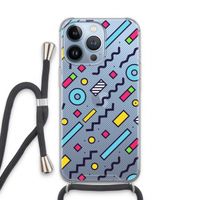 8-bit N°8: iPhone 13 Pro Transparant Hoesje met koord