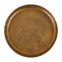 Decoratieplateau reliëf - antiek goud - Ø29 cm