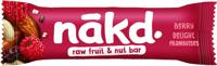 Nakd Berry Delight, reep van 35 g, pak van 18 stuks Nakd Berry Delight, reep van 35 g, pak van 18 stuks