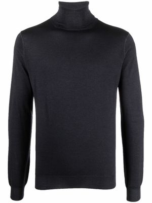 Dell'oglio pull en laine mérinos à col roulé - Gris