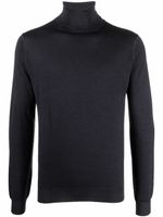 Dell'oglio pull en laine mérinos à col roulé - Gris