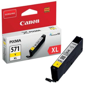 Canon inktcartridge CLI-571XL, 375 foto&apos;s, OEM 0334C001, geel