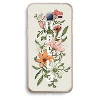 Hello bloemen: Samsung Galaxy J3 (2016) Transparant Hoesje