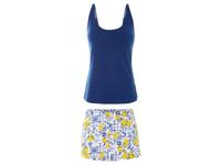 esmara Korte dames pyjama (Donkerblauw/wit, L (44/46))
