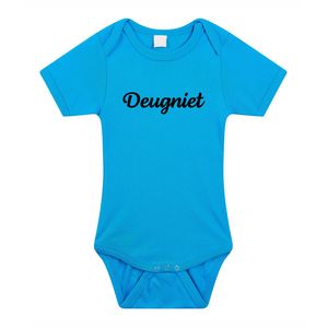 Deugniet cadeau baby rompertje blauw jongens