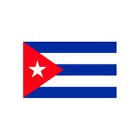 10x Vlag Cuba stickers 10 cm - thumbnail