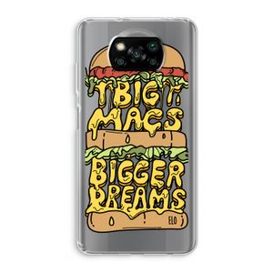 Big Macs Bigger Dreams: Xiaomi Poco X3 Pro Transparant Hoesje