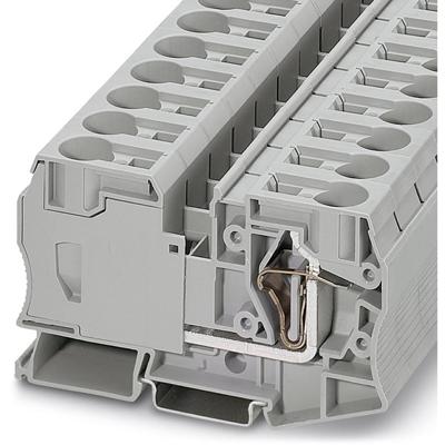 Phoenix Contact 3036178 Doorgangsklem 16 mm Spanveer Grijs 10 stuk(s)