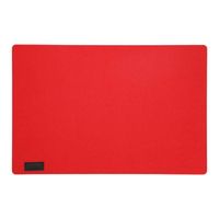Rechthoekige placemat met ronde hoeken polyester rood 30 x 45 cm - Placemats - thumbnail