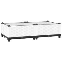 VidaXL Plantenbak verhoogd 80x40x23 cm polypropeen