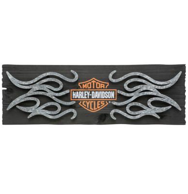 Harley Davidson Bar & Shield Vlammen Pub Bord