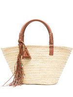 Alanui grand sac cabas Icon Palm Leaf - Tons neutres - thumbnail