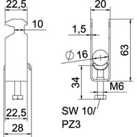 OBO Bettermann 1186010 Beugelklem 1 stuk(s)