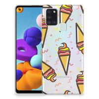 Samsung Galaxy A21s | Siliconen Case | Icecream